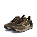 Rieker Laced Trainer Light Gold Leo