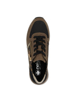 Rieker Laced Trainer Gold Beige Leo