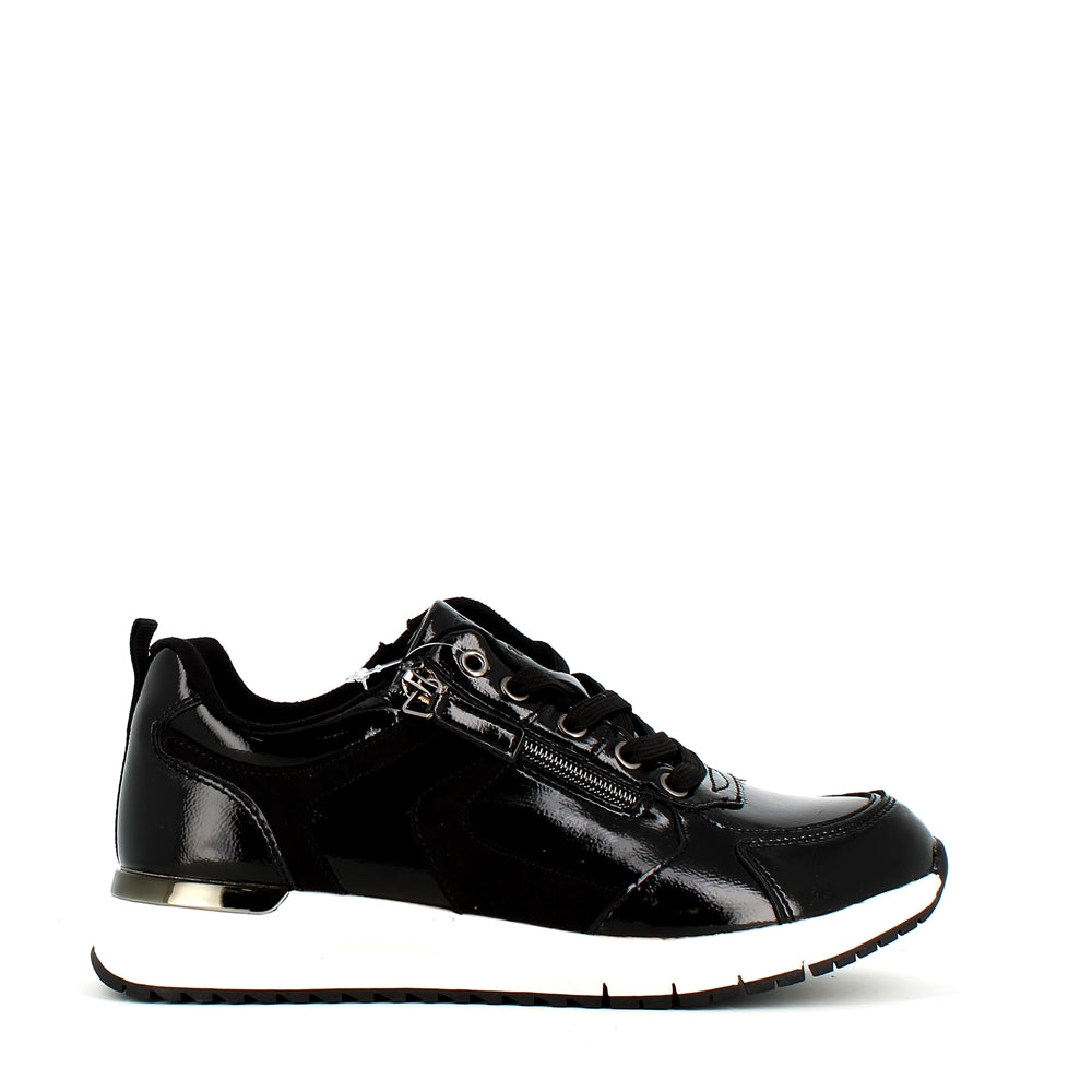 Safety Jogger Low Wedge Wide Fitting Trainer Black
