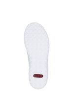 Rieker Wedge Zip Trainer White Silver