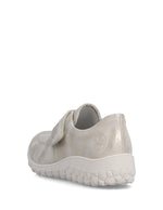 Rieker Velcro Trainer Cream /Pale Gold