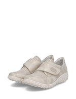 Rieker Velcro Trainer Cream /Pale Gold