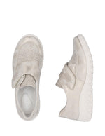 Rieker Velcro Trainer Cream /Pale Gold