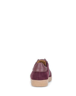 Gabor Laced Suede Classic Trainer Mulberry