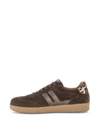 Gabor Laced Suede Classic Trainer Brown/Nature