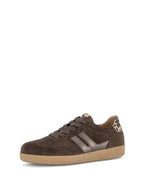 Gabor Laced Suede Classic Trainer Brown/Nature