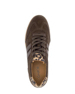 Gabor Laced Suede Classic Trainer Brown/Nature