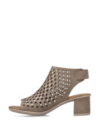 Rieker Open Toe Sandal Taupe