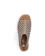 Rieker Open Toe Sandal Taupe