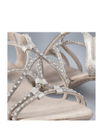 Rieker Strappy Diamante Sandal Gold