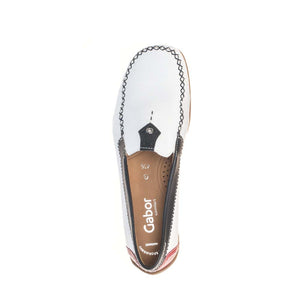 Gabor Summer Loafer White Multi