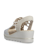 Rieker High Wedge Sandal Ice Ginger