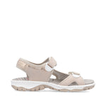 Rieker Casual Velcro Sandal Rose Multi