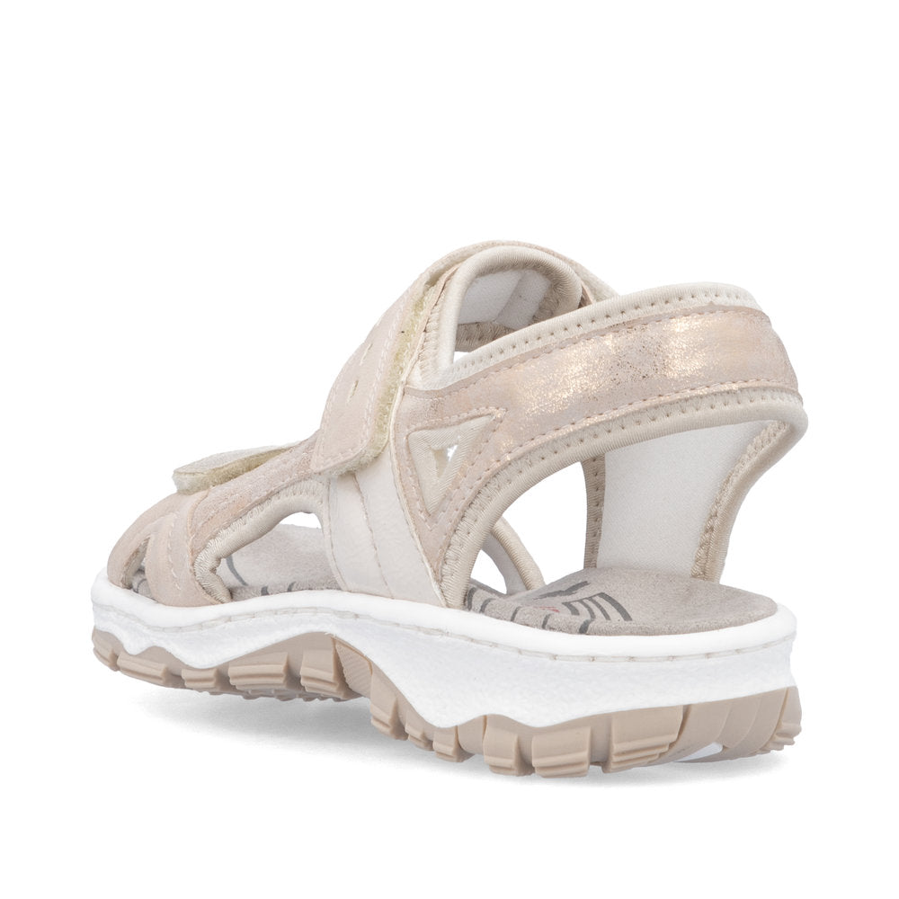 Rieker Casual Velcro Sandal Rose Multi