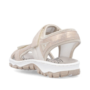 Rieker Casual Velcro Sandal Rose Multi