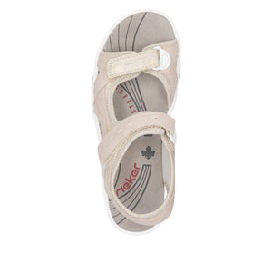 Rieker Casual Velcro Sandal Rose Multi