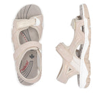 Rieker Casual Velcro Sandal Rose Multi