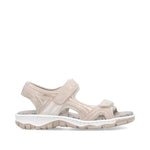 Rieker Casual Velcro Sandal Rose Multi