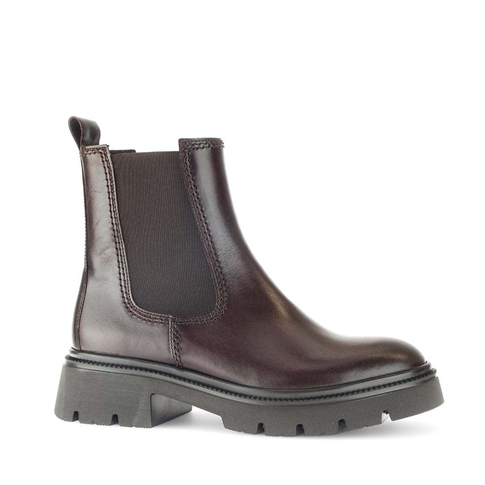 Gabor Chelsea Chunky Ankle Boot Brown