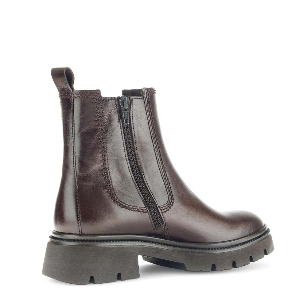 Gabor Chelsea Chunky Ankle Boot Brown