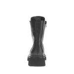 Gabor Miltary Zip Boot Black Leather