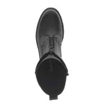 Gabor Miltary Zip Boot Black Leather