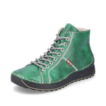 Rieker Laced Ankle Boot Green