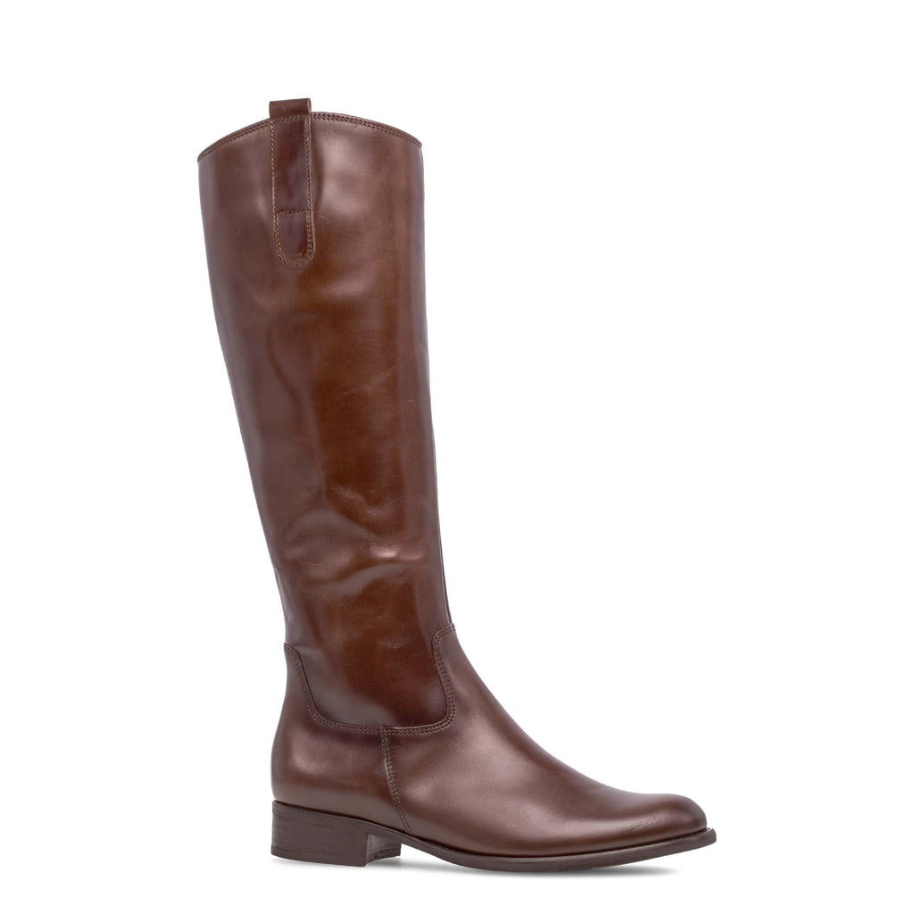 Gabor Leather Knee High Tan Sattle