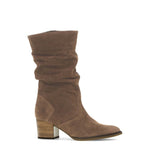 Gabor Slouch Mid Calf Boot Whiskey Suede