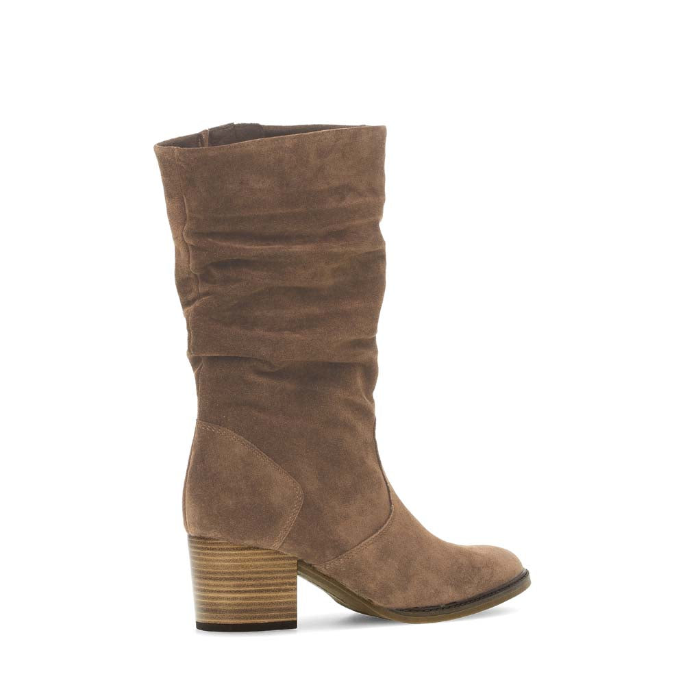 Gabor Slouch Mid Calf Boot Whiskey Suede