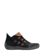 Rieker Short Cuff Ankle Boot Black