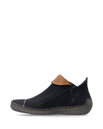 Rieker Short Cuff Ankle Boot Black