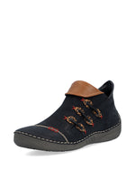 Rieker Short Cuff Ankle Boot Black