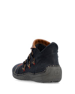 Rieker Short Cuff Ankle Boot Black