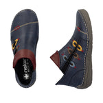 Rieker Low Ankle Boot Navy Multi