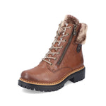 Rieker Winter Boots with Cuff Tan