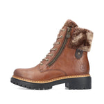 Rieker Winter Boots with Cuff Tan