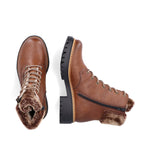 Rieker Winter Boots with Cuff Tan