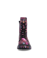 Rieker Chunky Laced Ankle Boot Floral Multi