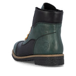 Rieker Laced Ankle Boot Peacock