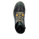 Rieker Laced Ankle Boot Peacock