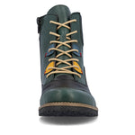 Rieker Laced Ankle Boot Peacock