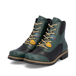 Rieker Laced Ankle Boot Peacock