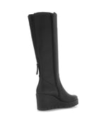 Gabor Knee High Wedge Boot Black