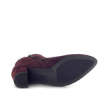 Gabor Classic Ankle Boot Mulberry Suede