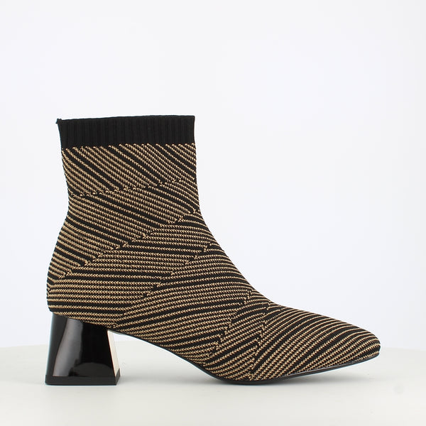 Gioseppo Fabric Ankle Boot Black Multi