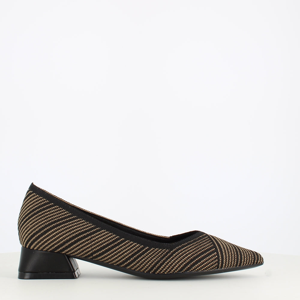 Gioseppo Fabric Court Shoe Black Multi