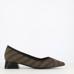 Gioseppo Fabric Court Shoe Black Multi