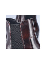 Rieker Platform Chelsea Ankle Boot Dark Wine