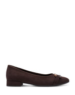 Jana Classic Low Court Buckle Mocca